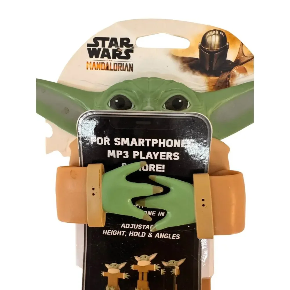 STAR WARS THE MANDALORIAN Baby Yoda Flexi Phone Holder & Stand New! Disney A26